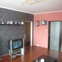 Tapeta a malba v obývacím pokoji